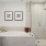 Spacious well-lit bathroom with large vanity