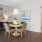 Large, well-lit dining area