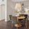 Large, well-lit dining area